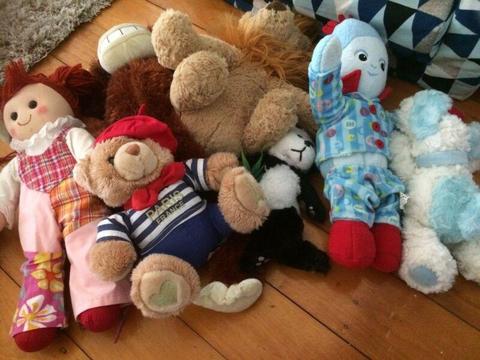 Iggle Piggle, doll, teddy, lion, monkey & more