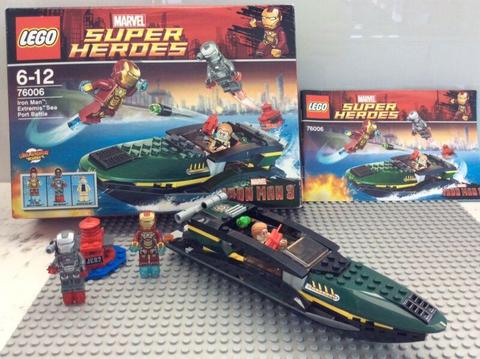 LEGO Marvel Super Heroes Iron Man Extremis Sea Port Battle (76006)
