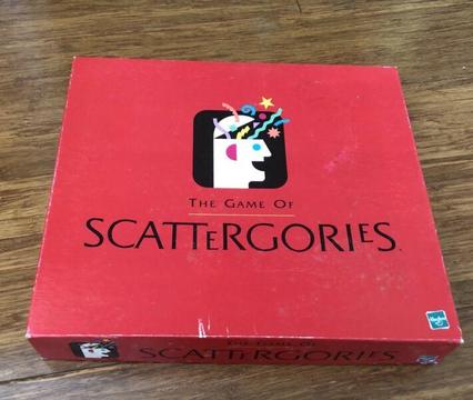 Scattergories board game