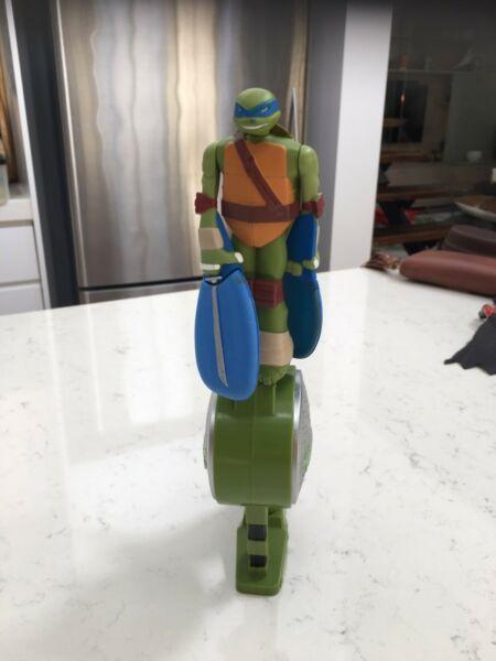 Flying teenage ninja turtle