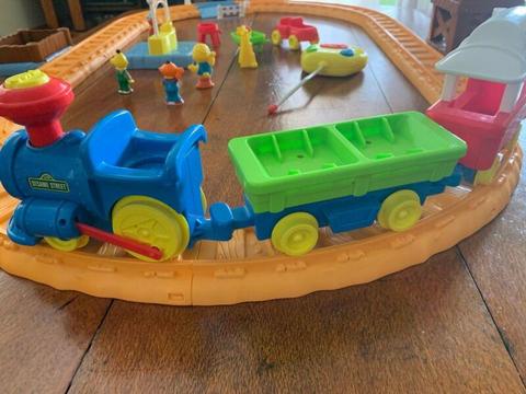 1997 Vintage Sesame St Train Set