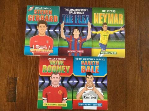 Kids Soccer biography's $10 for all 5 books