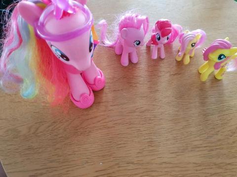 My Little pony toys and box set of books