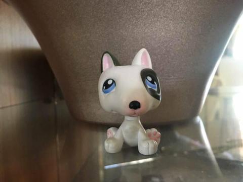 Littlest Pet Shop rare collectable early model Bull Terrier