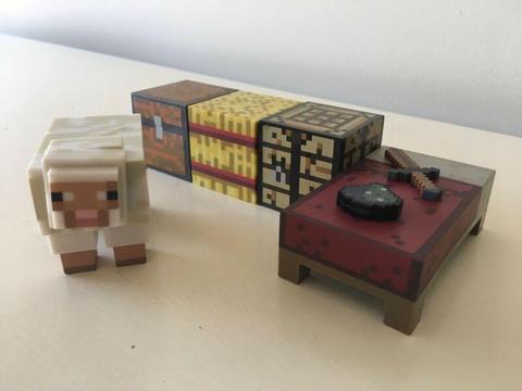 Minecraft plastic toys