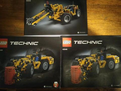 Lego technic kits 42050 and 42049