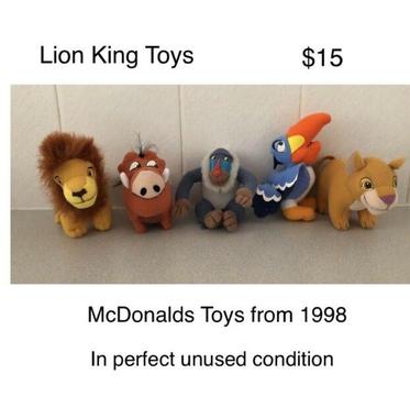 Lion King Soft Toys from 1998