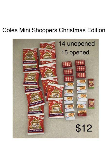 Coles Mini Shoppers - Christmas Edition -Lot 3