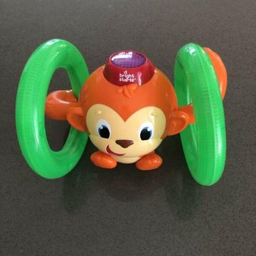 Baby toy- Bright Starts rolling monkey