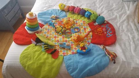 Baby mat and toy bundle