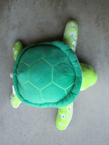 Plush Hiccups Sammy Sea Turtle Novelty Cushion