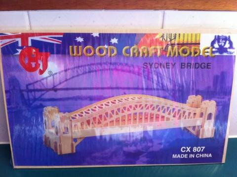 SYDNEY BRIDGE WOODCRAFT CONSTRUCTION MODEL KIT