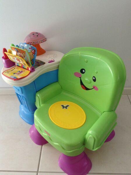 Fisher price laugh n learn baby musical story chair