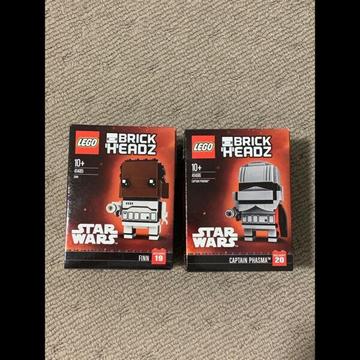 LEGO Star Wars Brickheadz 41485 and 41486