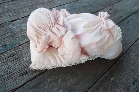 Vintage Musical Baby Doll with pillow