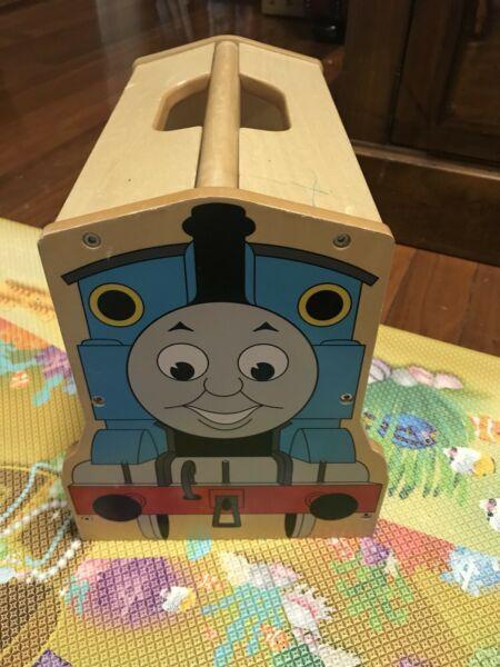 Thomas The Tank Engine Friends Trains Play Wooden Storage Carry Case