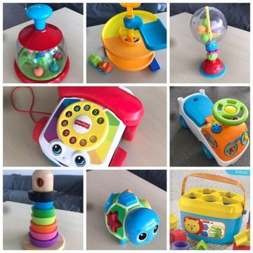 12 toys for sale as new condition (almost free)
