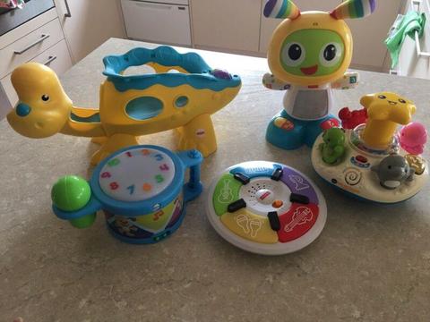 Fisher price musical baby toys