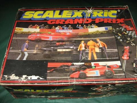 Vintage Scalextric Grand Prix set