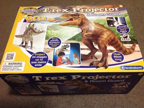 Trex Dinosaur Projector & Room Guard Brainstorm NEW Geographic shop