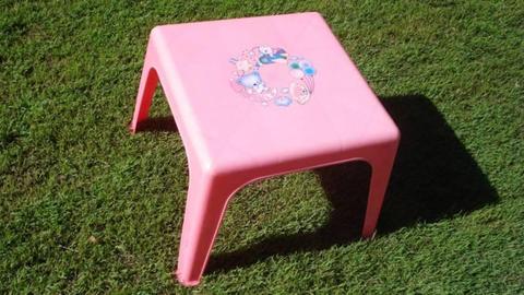 Kids Pink Plastic Play Table