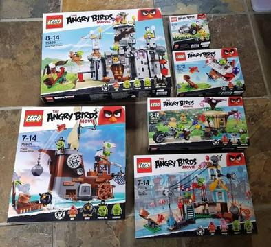 LEGO - Angry Birds - Complete Series - 6 sets - NEW
