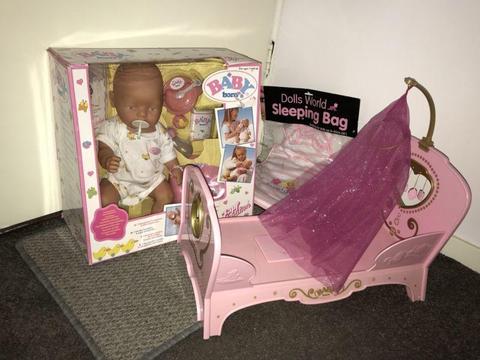 Baby born doll and accessories (price negotiable)