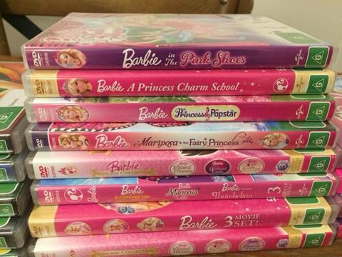 My Little Pony & Barbie DVDs Pocahontas (13 in total)