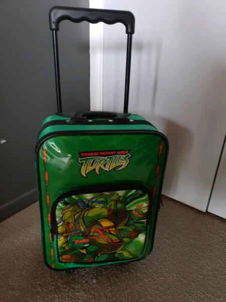 Used Teenage Mutant Ninja Turtles wheeled suitcase