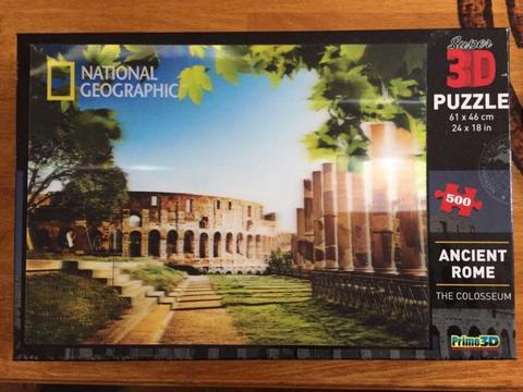 National geographic 3D puzzle