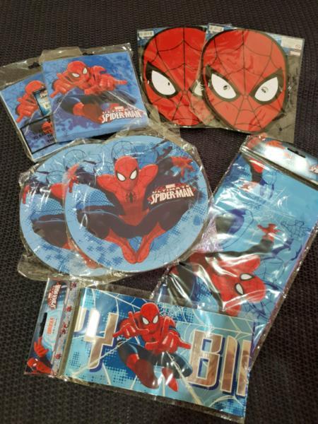 Spiderman birthday pack. $10