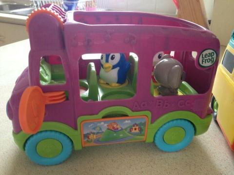 Leap frog musical bus and camper