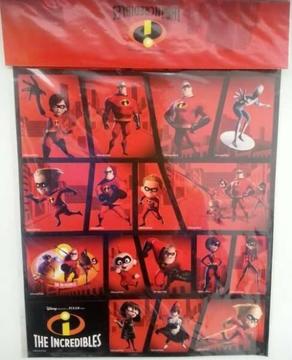 The Incredibles sticker sheet (new in original packaging)