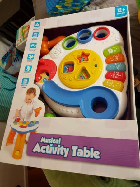 Brand new musical activity table