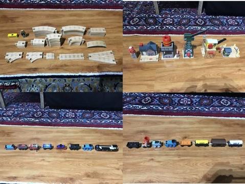 Thomas the Tank Engine Wooden Railway Set, with engines - Very Go