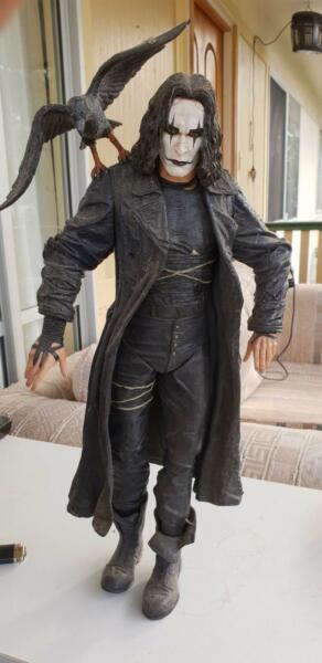 toy action figures talking 18 inch, the crow, brandon lee