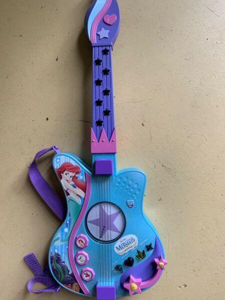 Original nineties little mermaid guitar