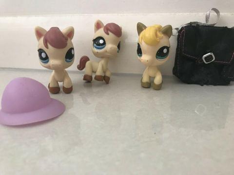 LPS Ponies x 3