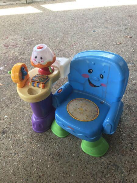 Fisher and price activity chair. Musical play. Toddler and baby