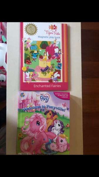 My little pony busy book and fairy magnet book