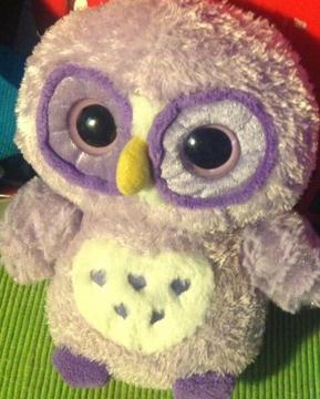 Plush Toy Ollie Owl by Korimco Soft Stuffed Animal Bird -3 toys