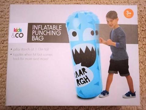 Brand New in Box Sealed Kids Inflatable Punching Bag
