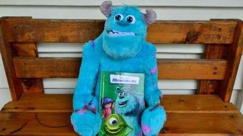 Monsters Inc - Talking Plush Sully and Book