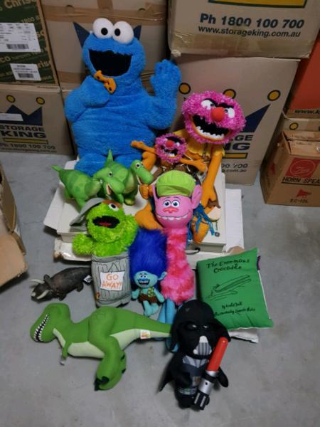 Plush Lot Muppets Sesame Street Toy Story etc