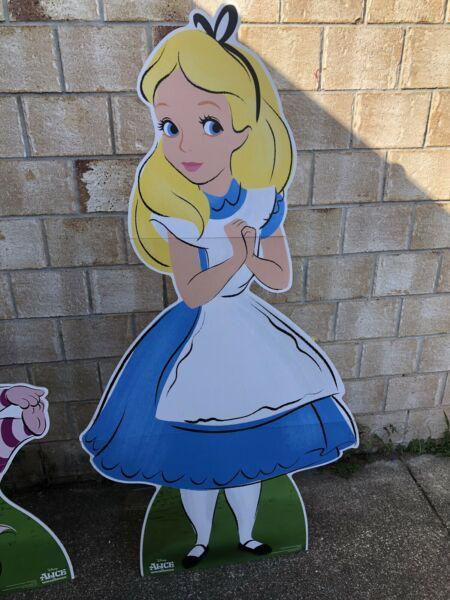 Alice in wonderland cardboard cutouts