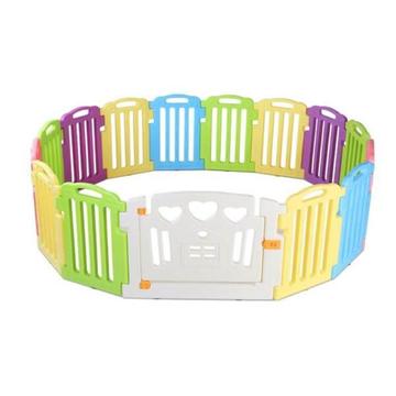 Cuddly Baby 15-Panel Plastic Baby Playpen Kids Toddler Fence