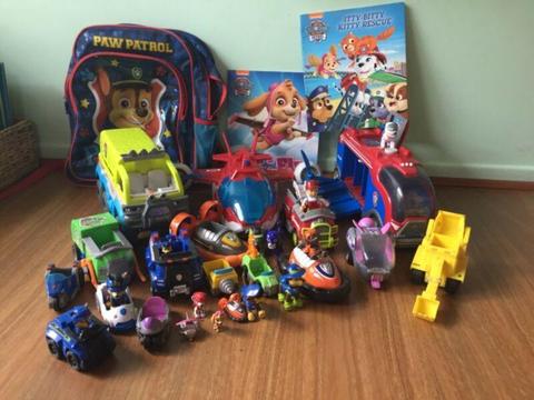 Paw Patrol toy collection