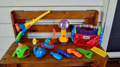 Boys Baby/Toddler Toy Bundle: Fisher Price, Lamaze, Leap Frog