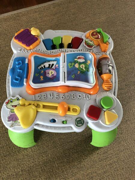 LeapFrog activity table French/English