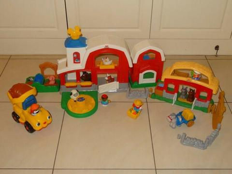 Fisher Price Little People Farm Sets with Accessories